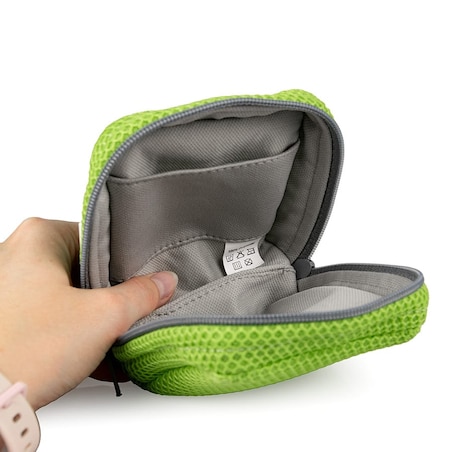 Organizer, etui w rozmiarze S, kosmetyczka na artykuły higieniczne, zielona