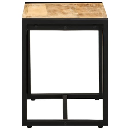 vidaXL Ławka 60x35x45 cm lite drewno surowe mango