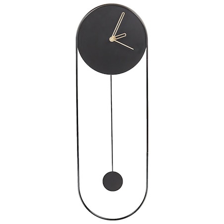 Zegar ścienny SALVAN 20 cm Metal Czarny