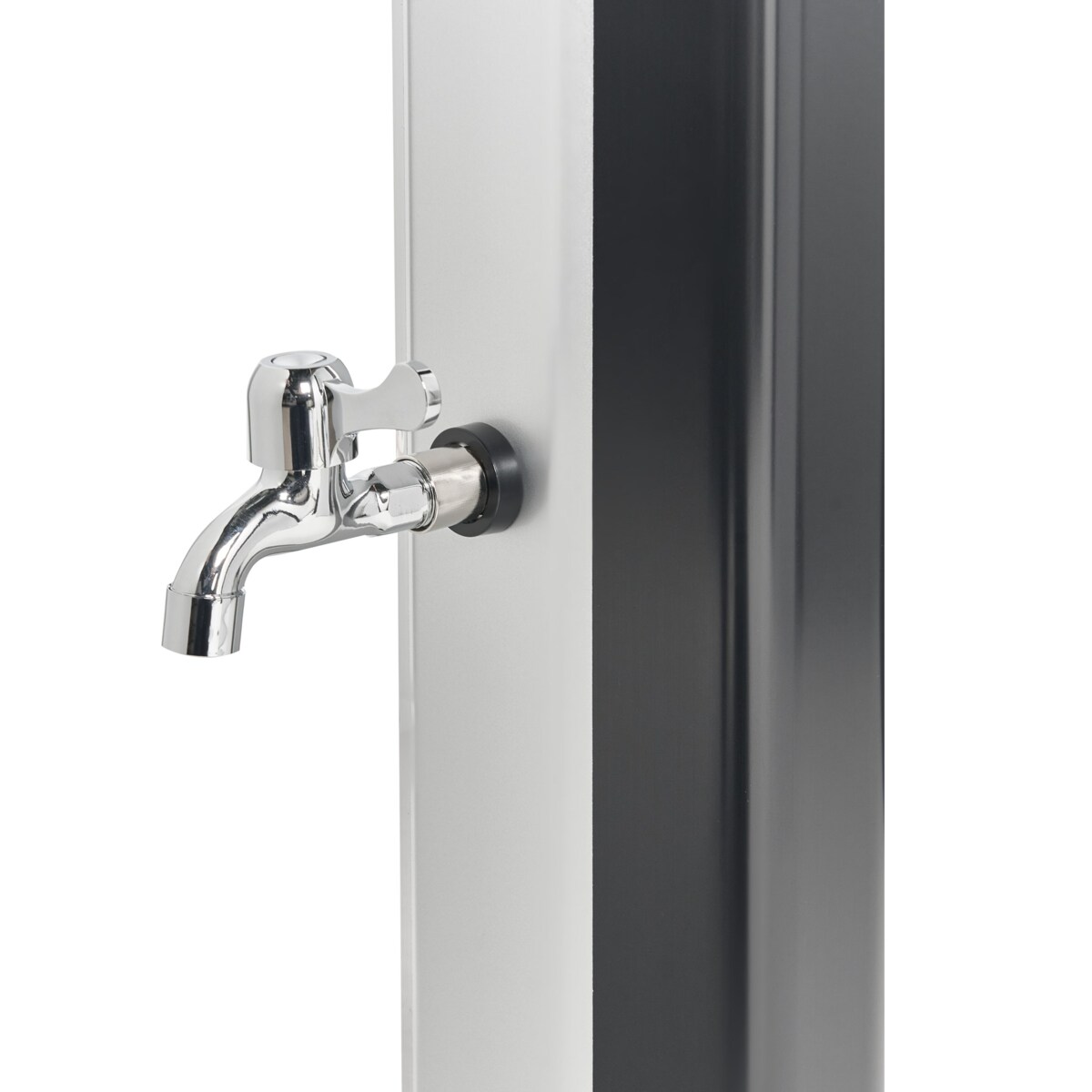 Prysznic ogrodowy solarny wolnostojący TOPOCALMA Srebrny