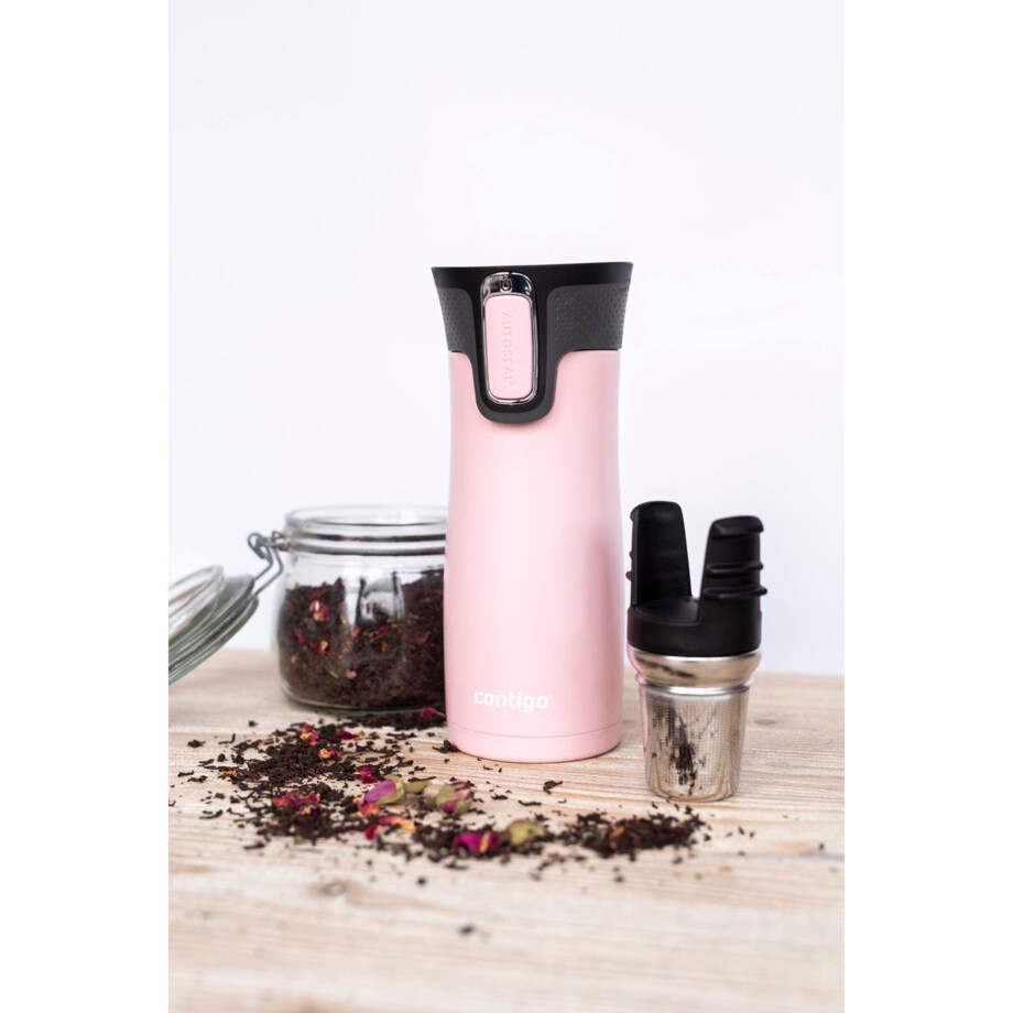 Kubek termiczny Contigo West Loop 2.0 470ml - różowy mat