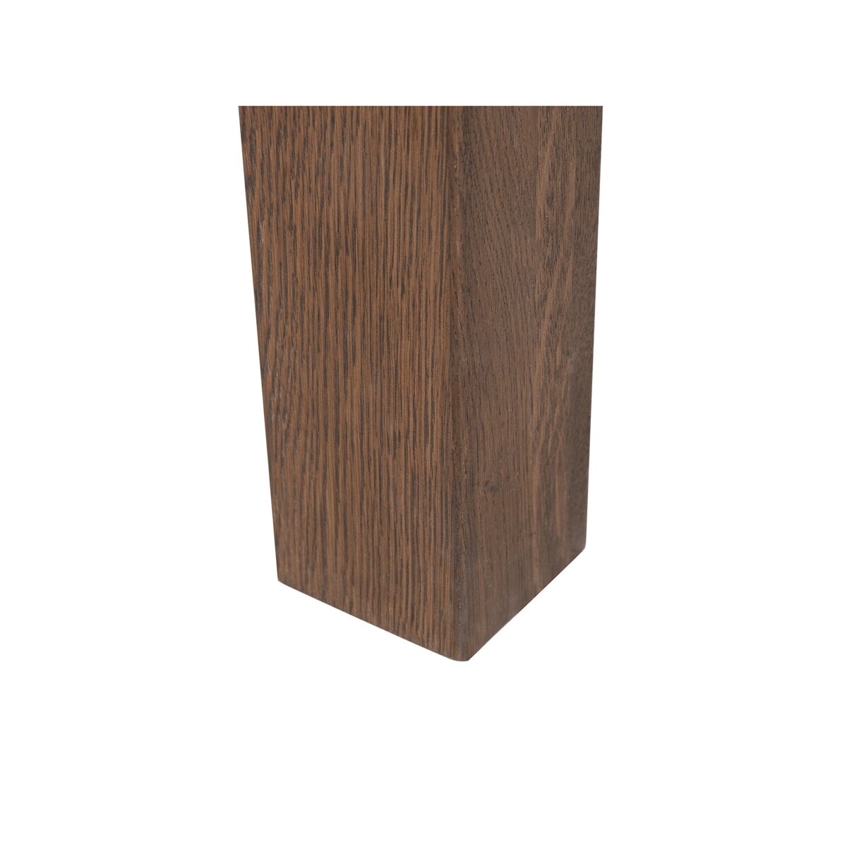 Stół do jadalni dębowy 180 x 85 cm ciemne drewno NATURA