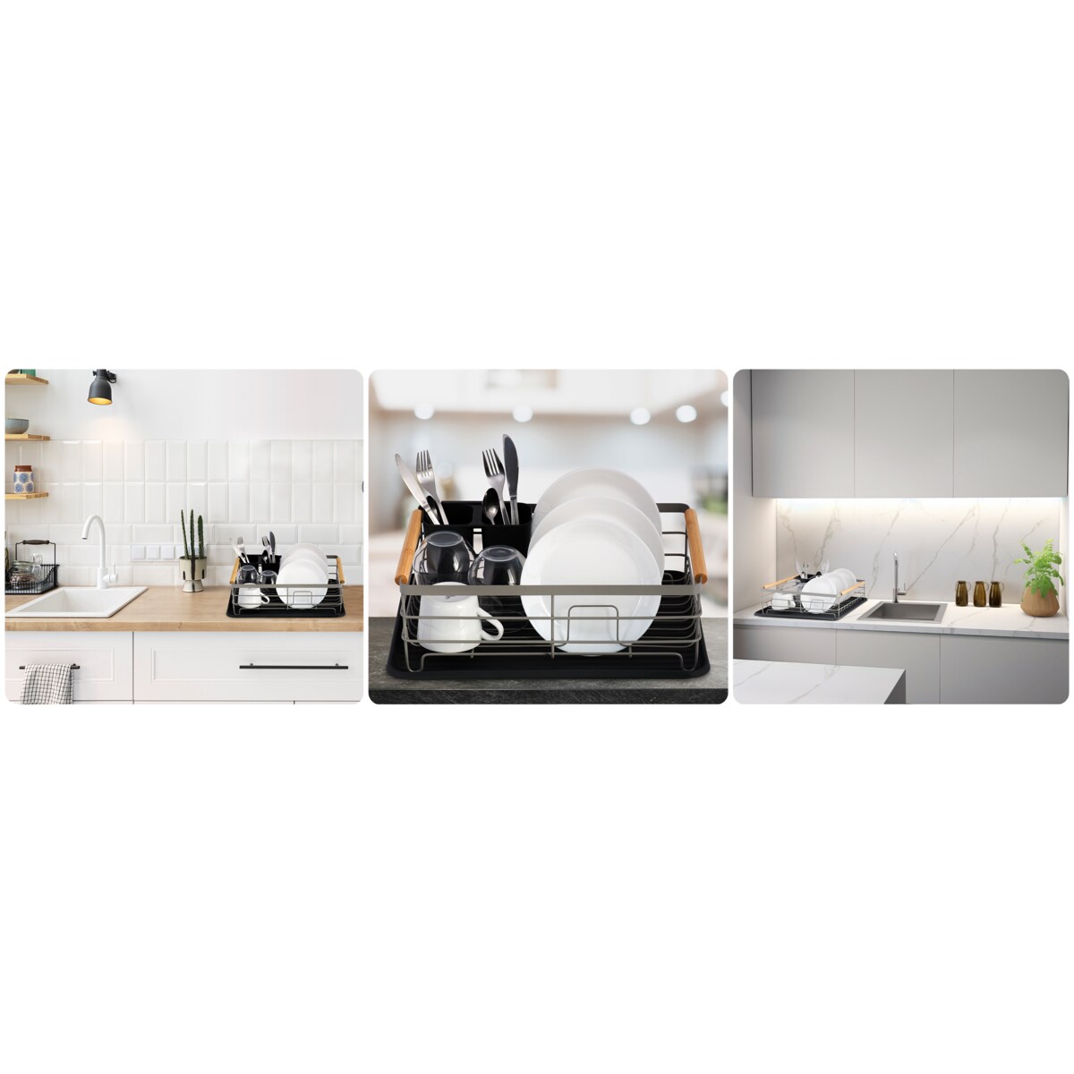 Suszarka do naczyń ociekacz stojąca tacka na naczynia Massido