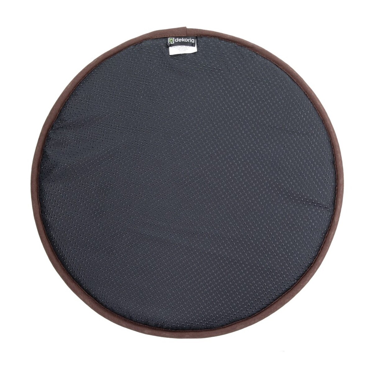 Siedzisko na krzesło Dot light brown, śr. 34 x 2cm