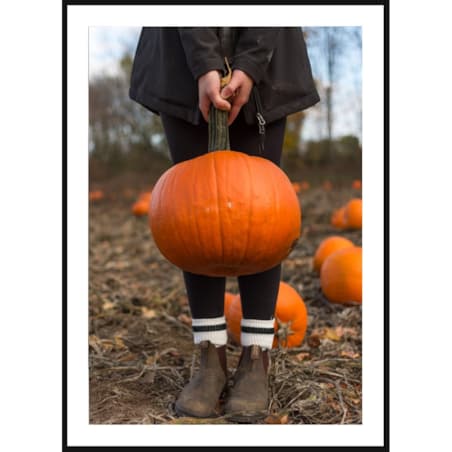 Poster Story, Plakat, Obraz - Dziewczyna z Dynią, wymiary 70 x 100 cm