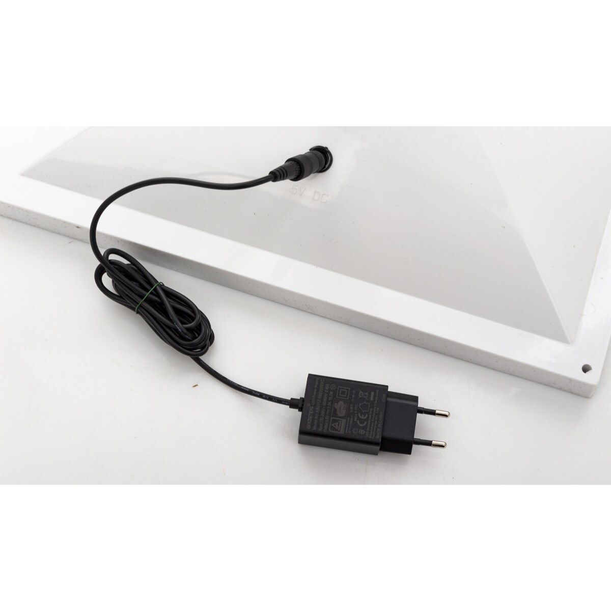 Latarnia świąteczna LED 185x37,5 cm MAYAK biała z pozytywką