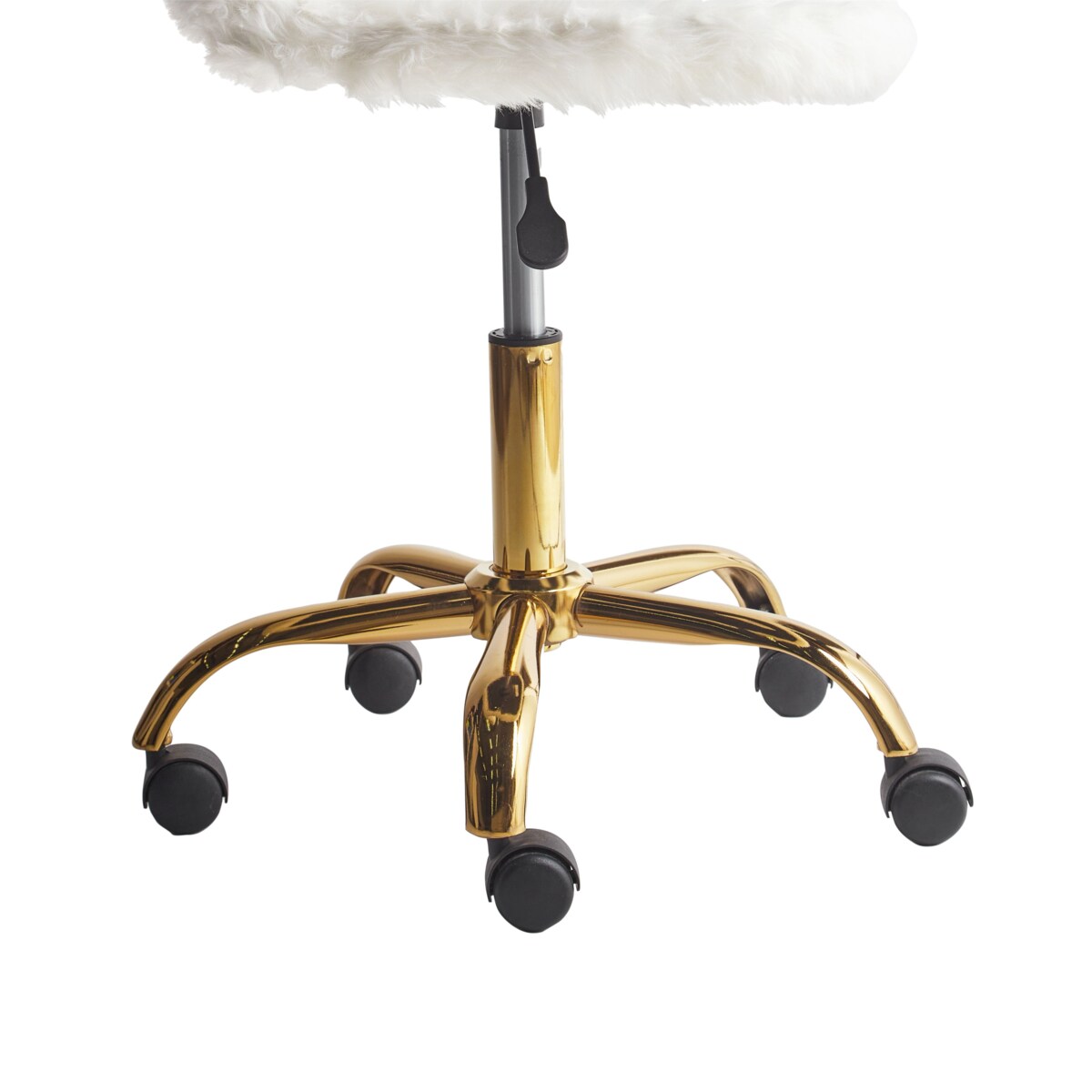 Krzesło biurowe Obrotowy MARGATE Sztuczne futro Biały