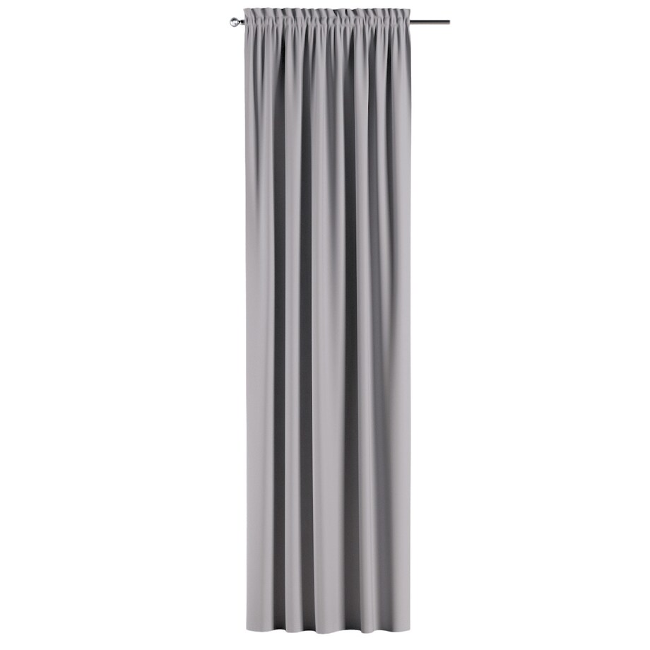 Zasłona na kanale z grzywką 1 szt. 130x245 ciepły szary