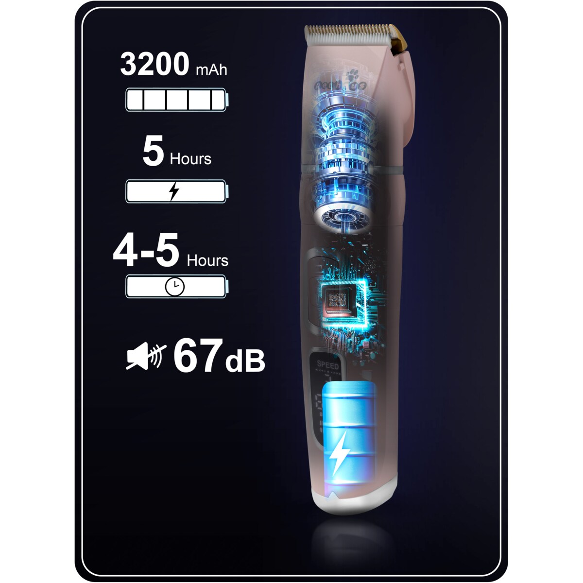 Maszynka do strzyżenia zwierząt profesjonalna zestaw Pethaus