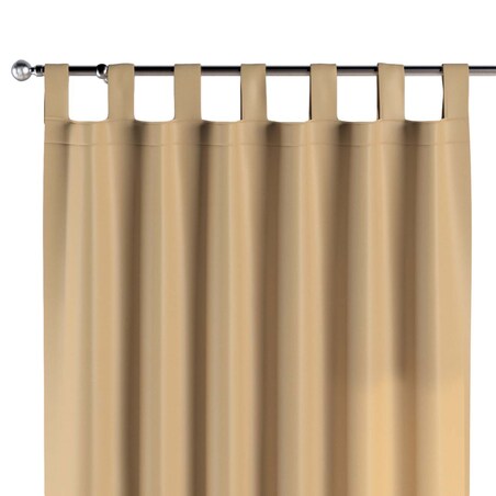 Zasłona na szelkach 1 szt. 130x260 złoty z połyskiem