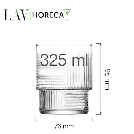 Szklanka niska Istanbul, 325ml, LAV