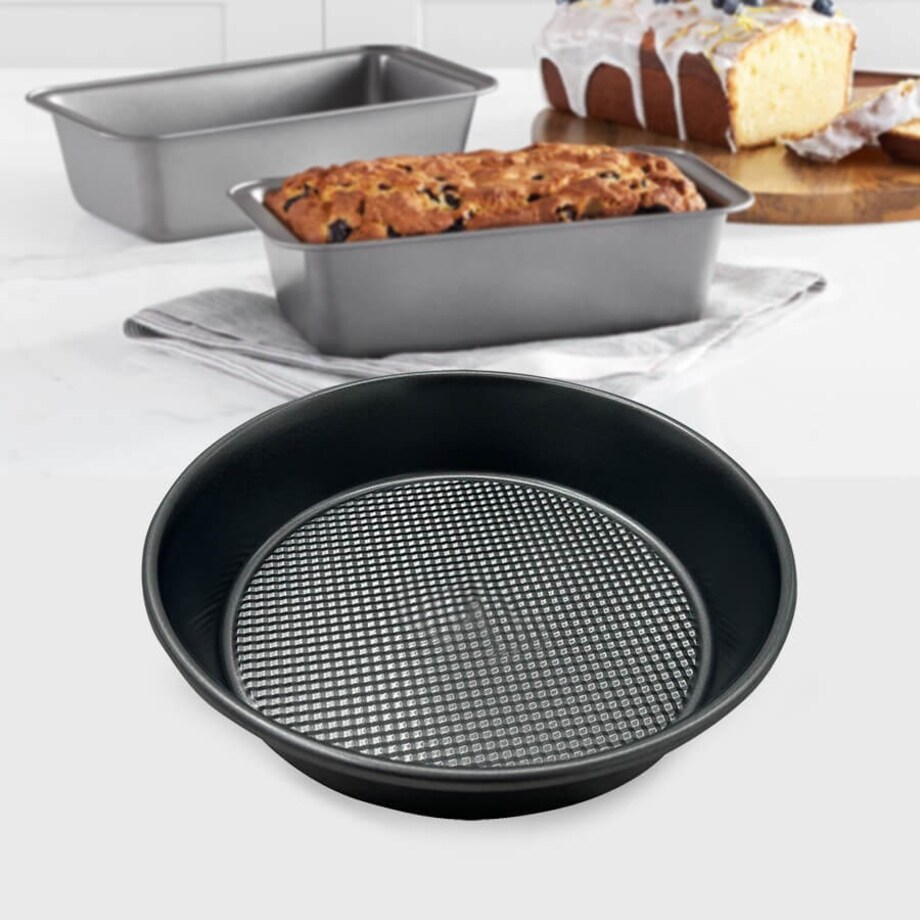 Okrągła forma do pieczenia ciasta 24cm metalowa MAESTRO MR-1113-24