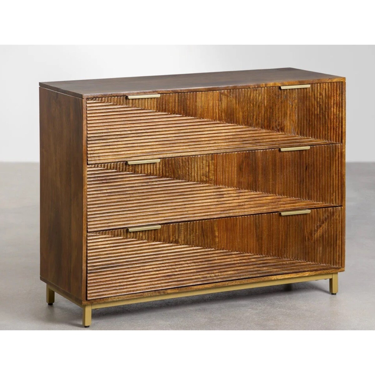 Komoda z szufladami drewno mango Brix 110 cm