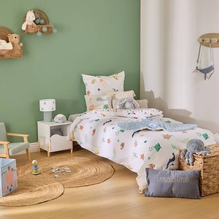 Komplet pościeli bawełnianej dla dzieci, Oceania, 140x200 cm
