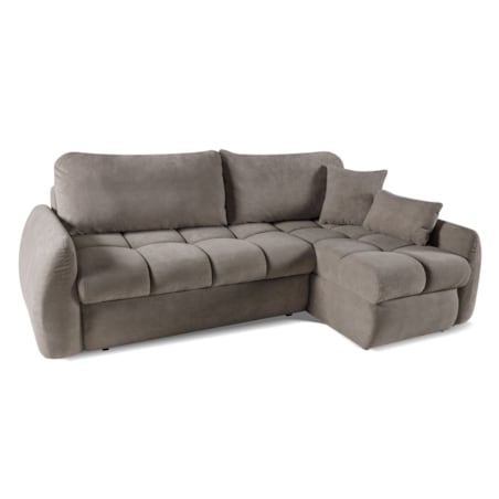 Narożnik uniwersalny FLOW z podwójnym pojemnikiem na pościel