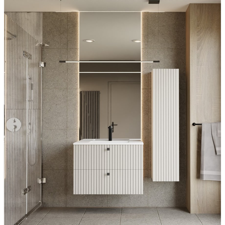 Szafka łazienkowa TIGO 80/2S/UMYWALKA KASZMIR