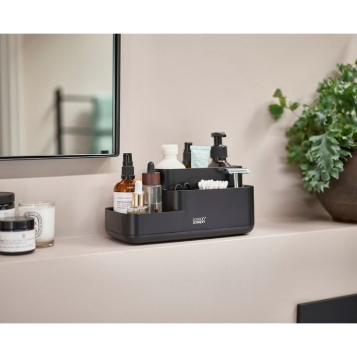 Pojemnik łazienkowy (czarny) EasyStore Joseph Joseph