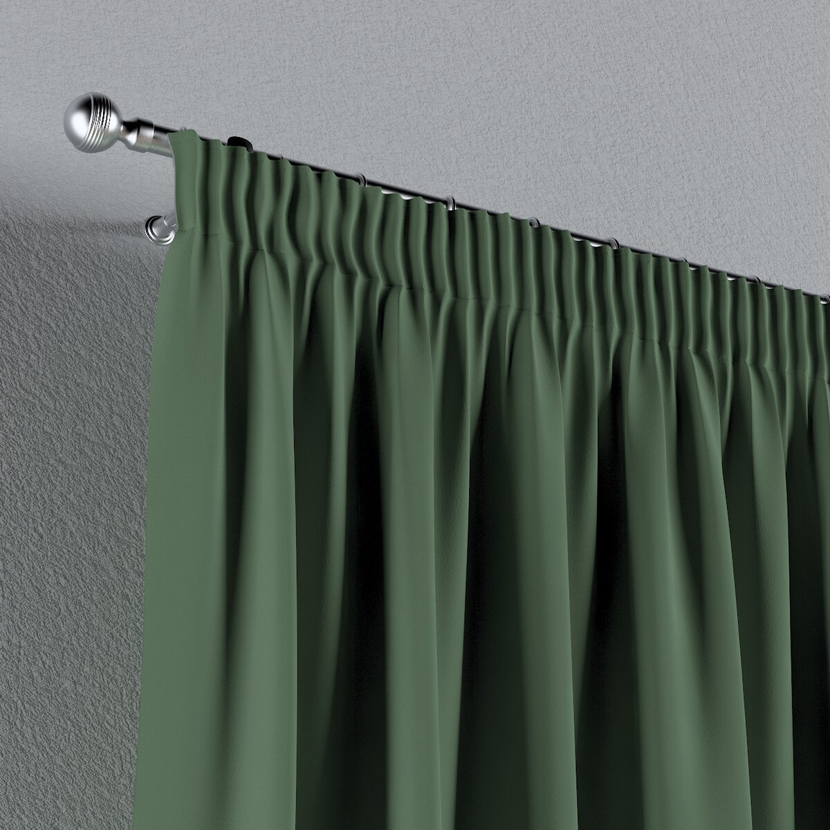 Zasłona na taśmie marszczącej 1 szt. 130x245 zielony