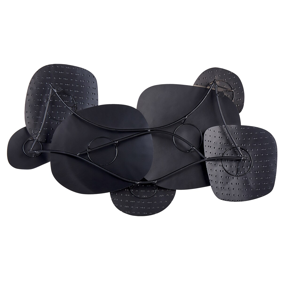 Dekoracja ścienna HAFNIUM Metal 48 cm Złoty
