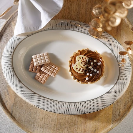 VILLA ITALIA Serwis obiadowy na 12 osób porcelanowy MARILYN