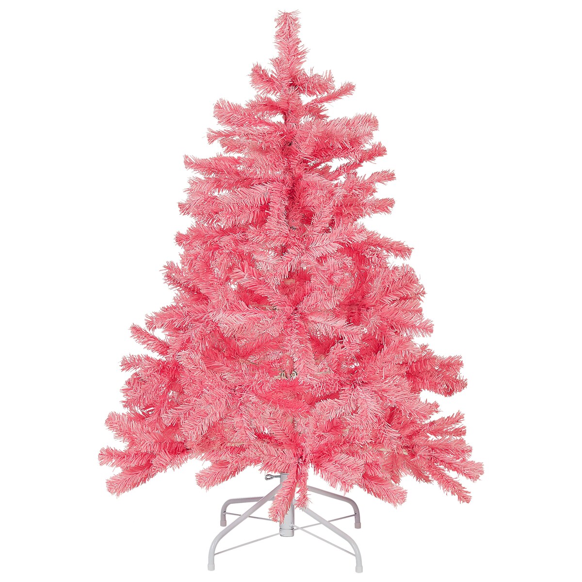 Sztuczna choinka świąteczna FARNHAM 120 cm Różowy