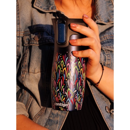Kubek termiczny Contigo West Loop 2.0 470ml - Granat mat - Floresy