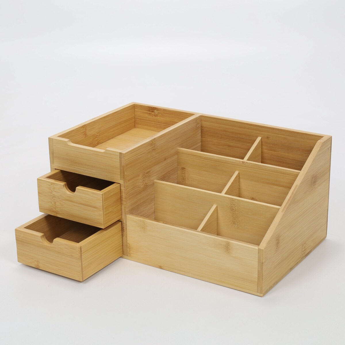 Bambusowy organizer z szaufladami SOLA