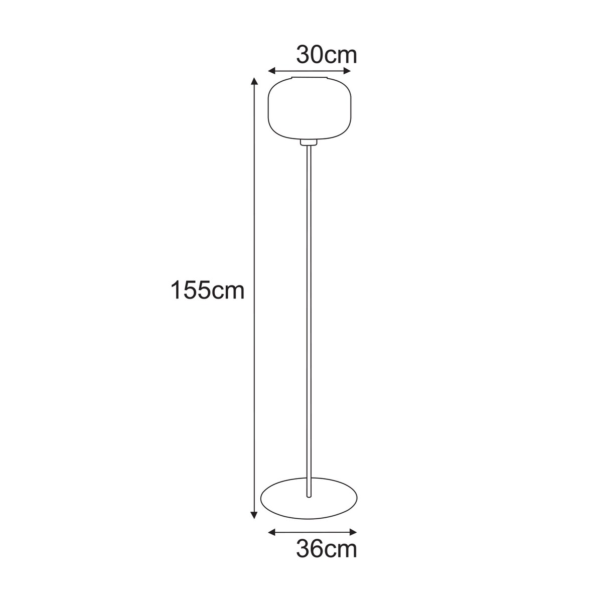 Lampa podłogowa K-5655 z serii CLARK
