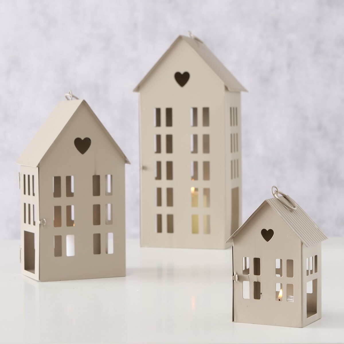 Latarnia dekoracyjna domek ALAMO, 13 - 35 cm