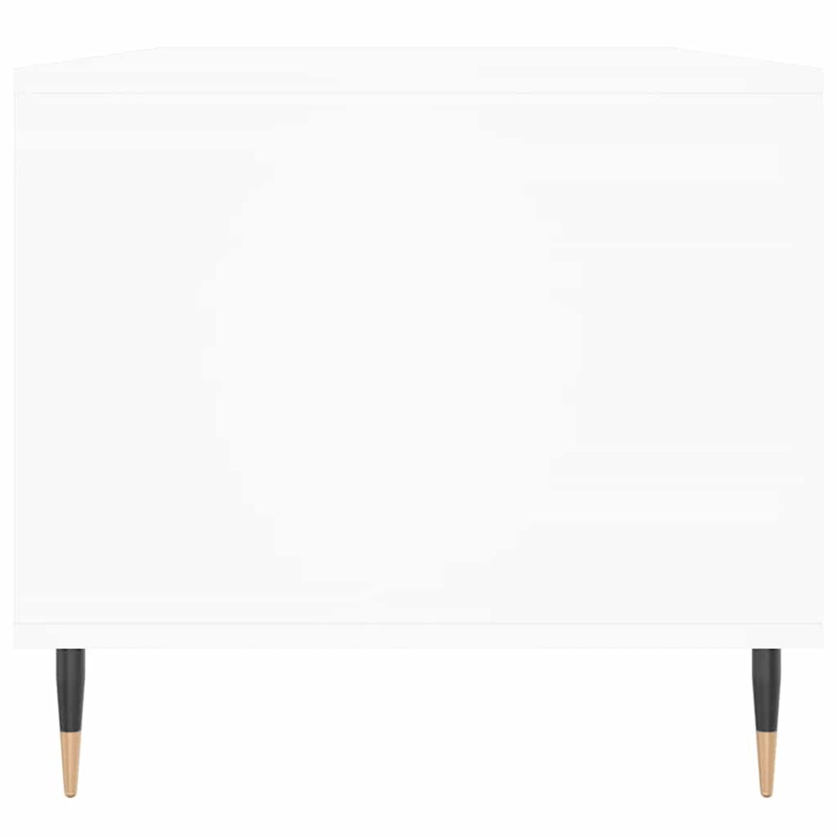 vidaXL Stolik kawowy, biały 90x49x45 cm, materiał drewnopochodny