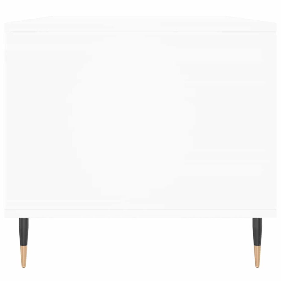 vidaXL Stolik kawowy, biały 90x49x45 cm, materiał drewnopochodny