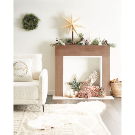 Portal kominkowy BOYANUP Jasnobrązowy