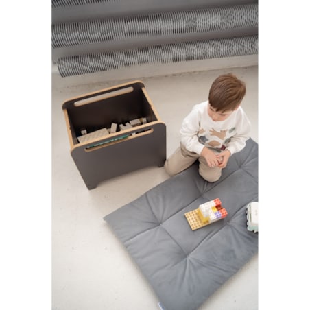 BIG-BOX skrzynia do przechowywania książek i zabawek - szara