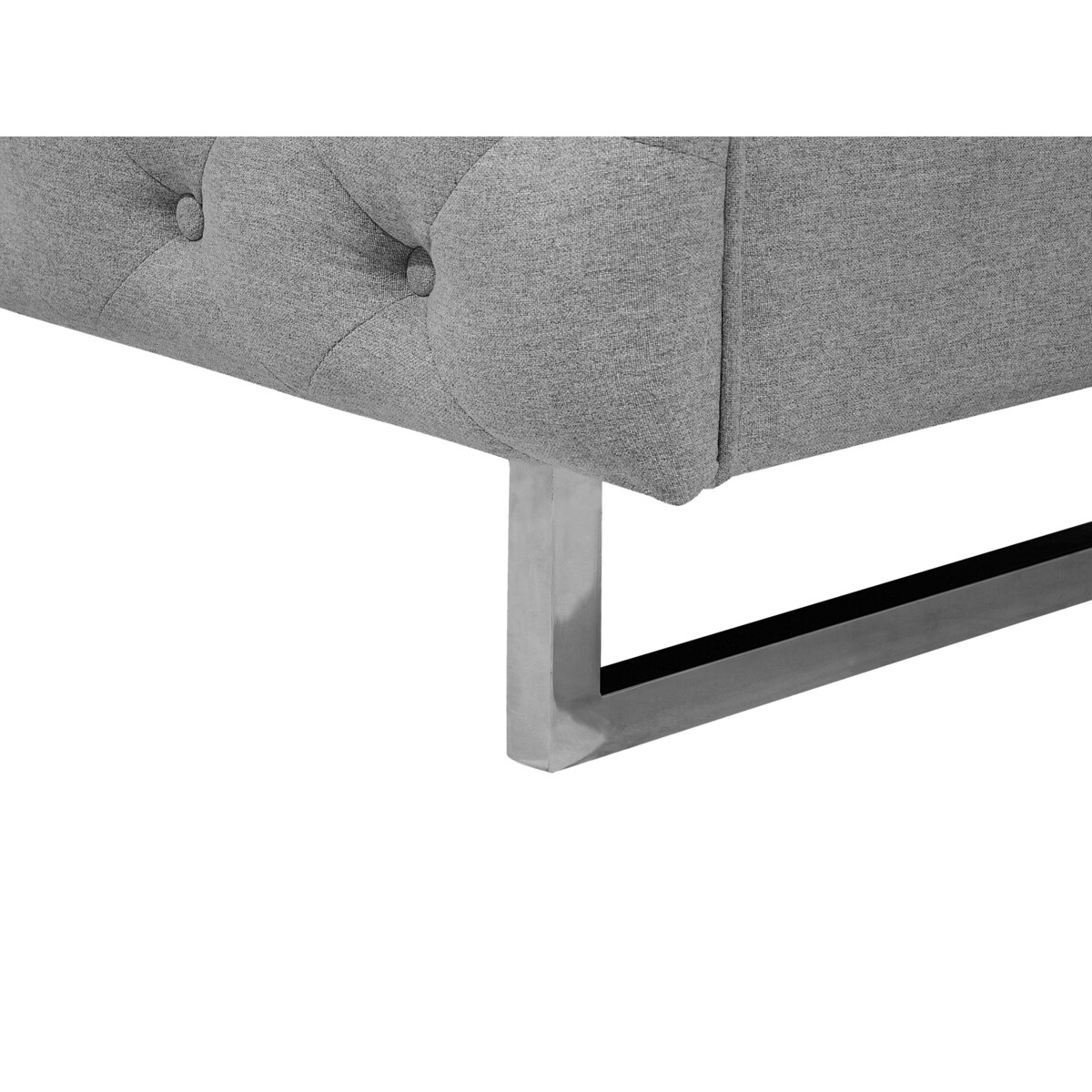 Sofa 3-osobowa szara VISSLAND