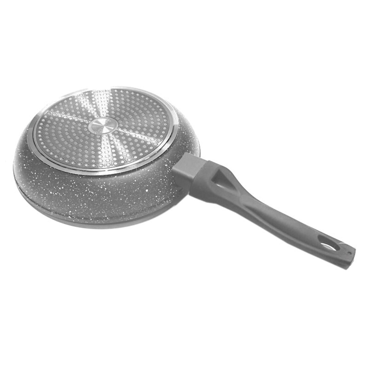 Patelnia granitowa 28cm indukcja gaz KLAUSBERG Marmo Grey