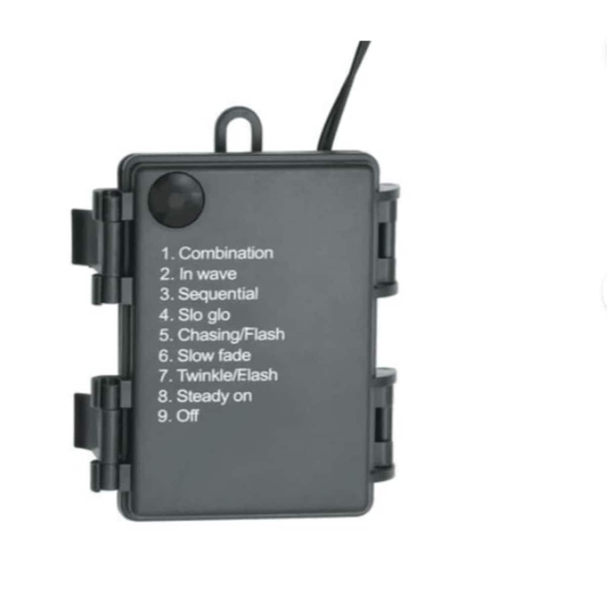 vidaXL Świąteczna girlanda z lampkami LED, zielona, 5,2 m, PVC