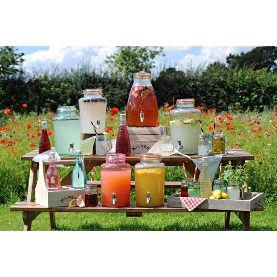 Słój do zimnych napojów z kranikiem, 8000 ml, Kilner