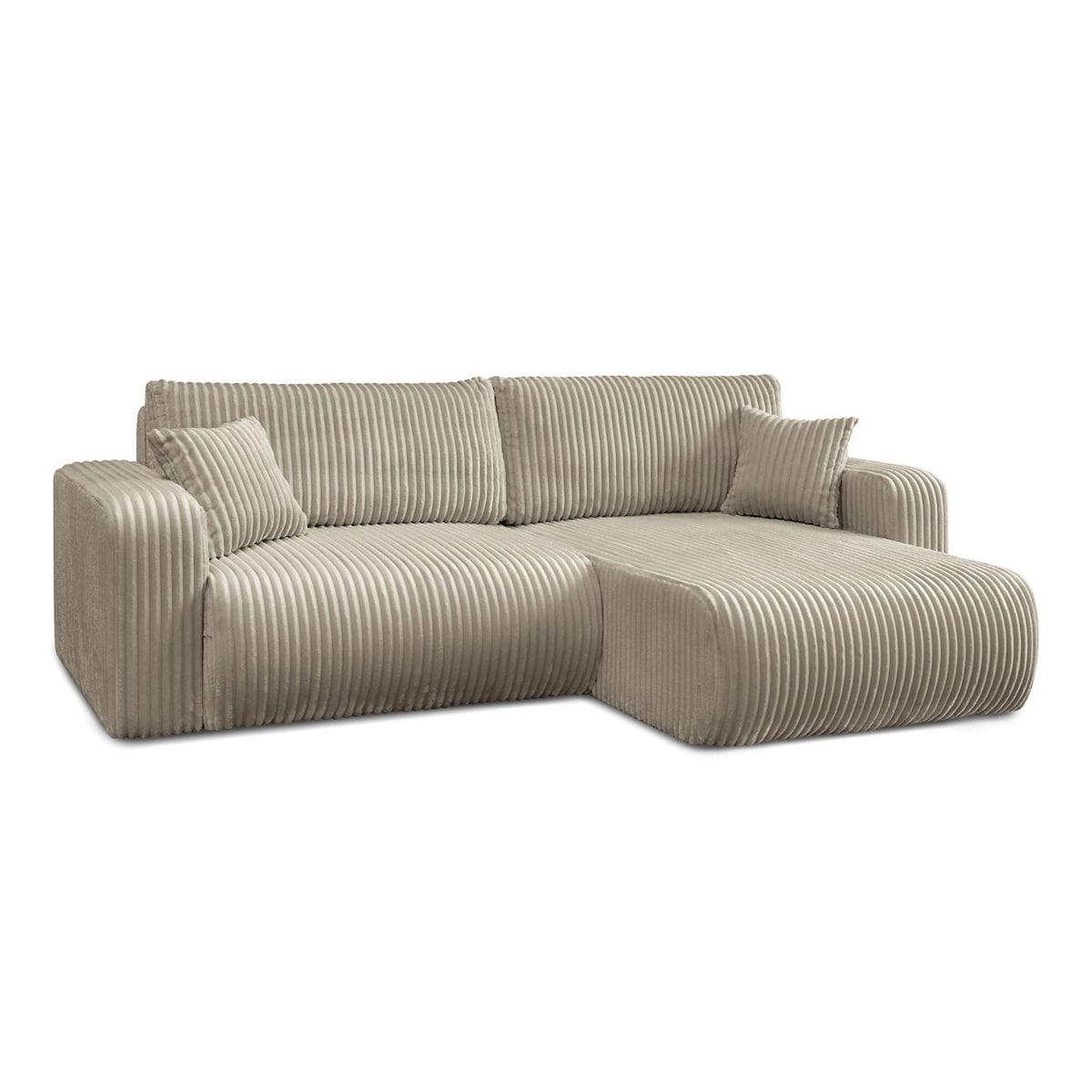 Narożnik MOVE z funkcją spania i pojemnikiem na pościel, Tilia 08