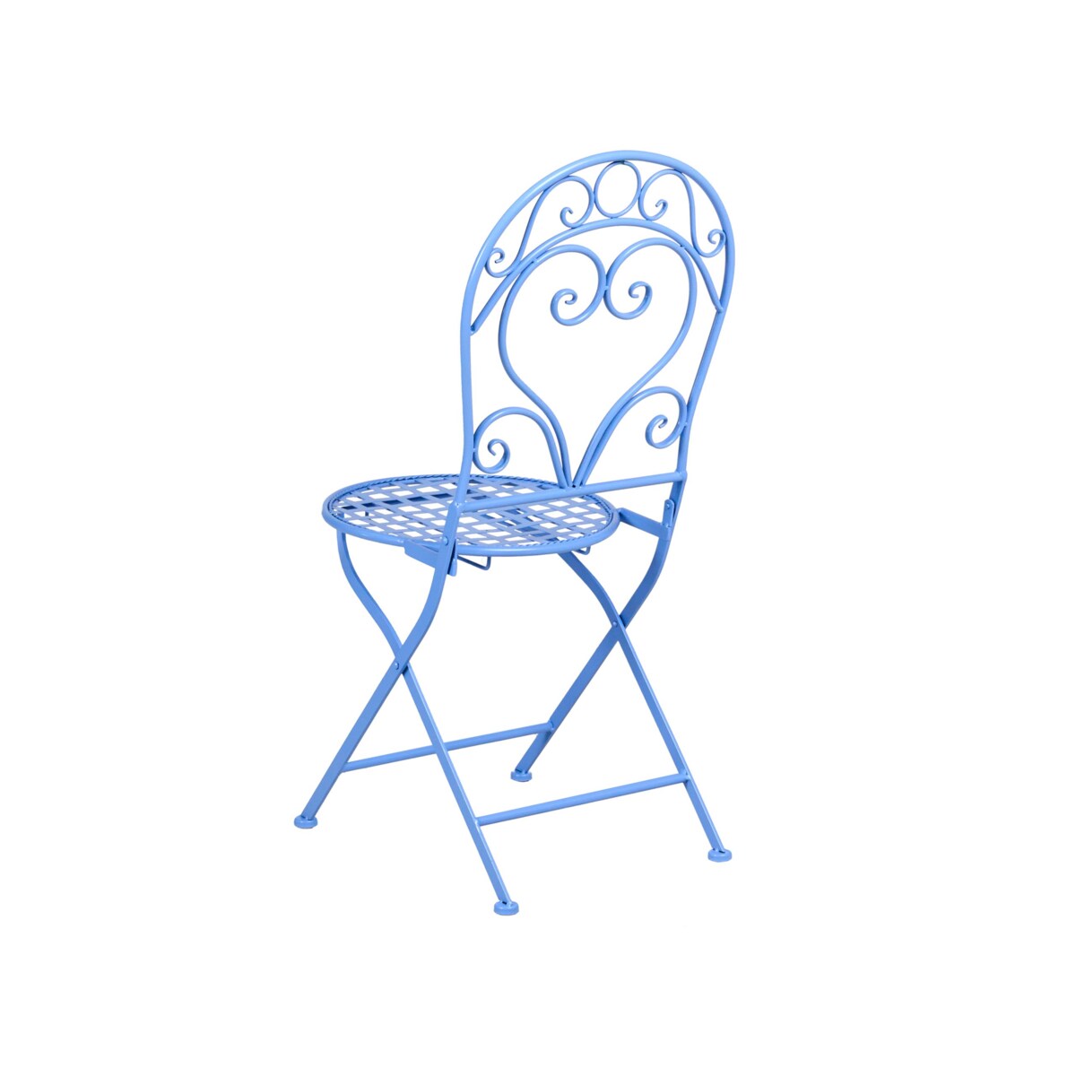 Zestaw mebli balkonowych ALBINIA Metal Niebieski