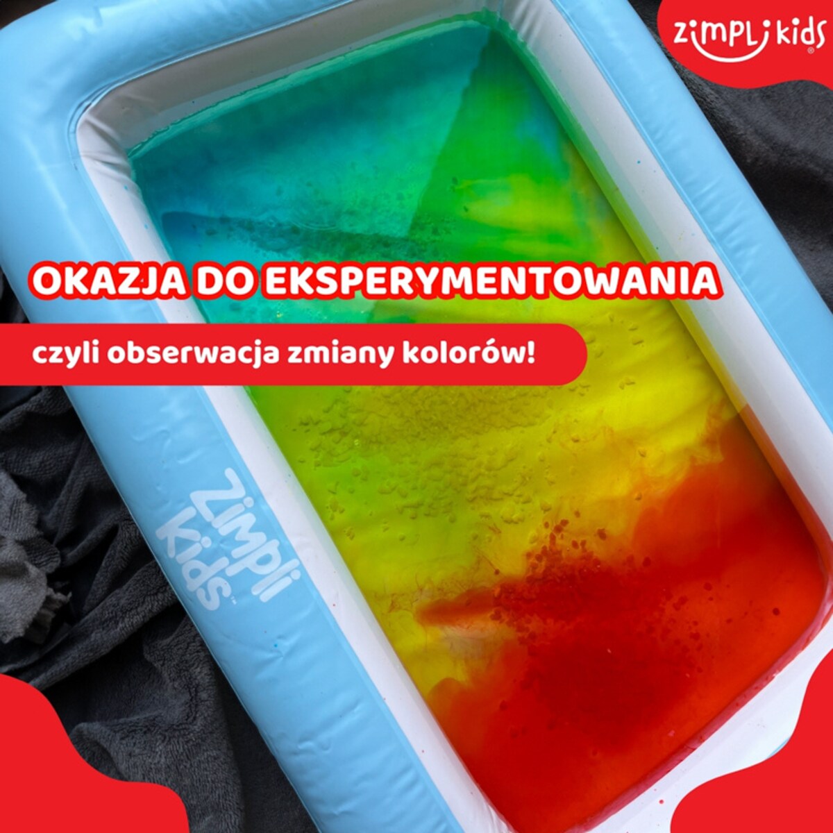 Strzelający proszek do kąpieli Crackle Baff Colours 6 użyć 6 kolorów 3+ Zimpli Kids