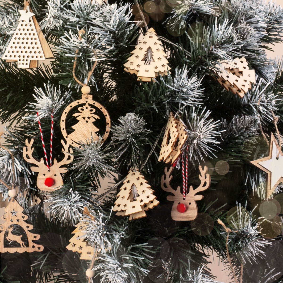 Dekoracje świąteczne 311366 mix 8szt