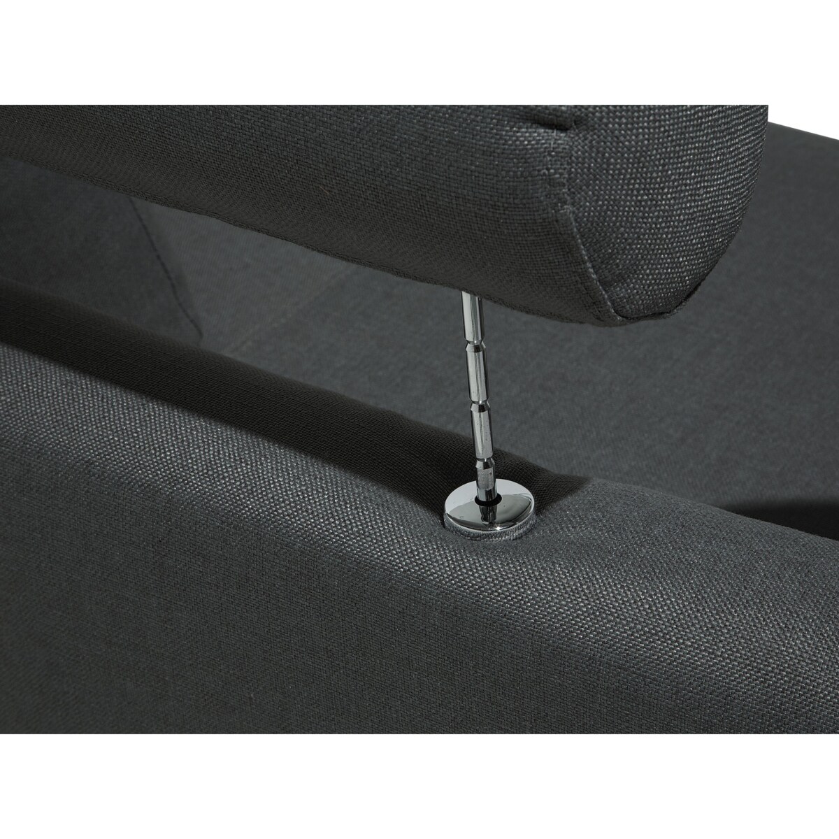 Sofa półokrągła 7-osobowa modułowa szara ROTUNDE