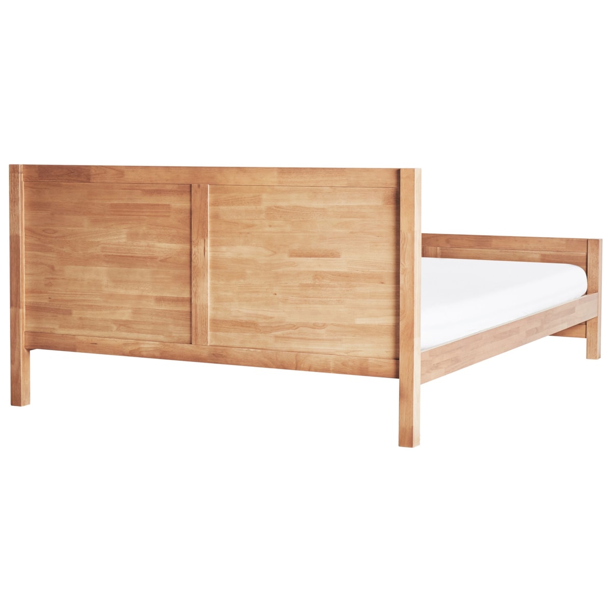 Łóżko Drewno CHAMPAGNAT 180 x 200 cm Jasne drewno