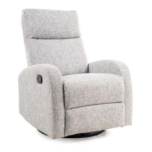 Fotel rozkładany OLIMP szary obrotowy