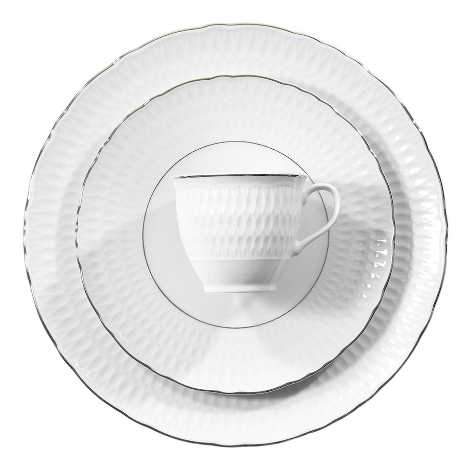 Garnitur do kawy dla 6 osób 21 el. Sofia Platynowa Linia 3607