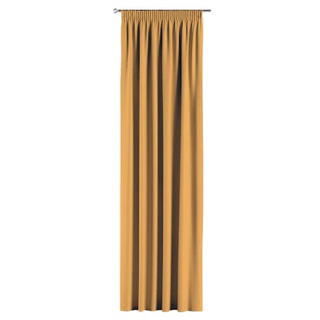 Zasłona na taśmie marszczącej 1 szt. 130x260 miodowy żółty