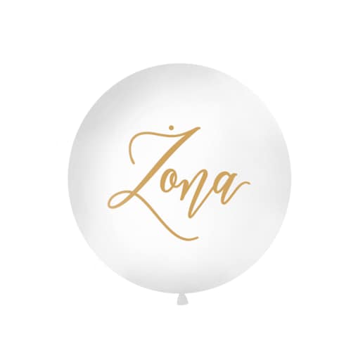 Balon 1 m, Żona, biały