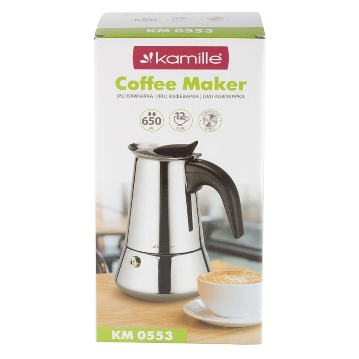 Kawiarka kafeterka moka zaparzacz do kawy 650ml KAMILLE