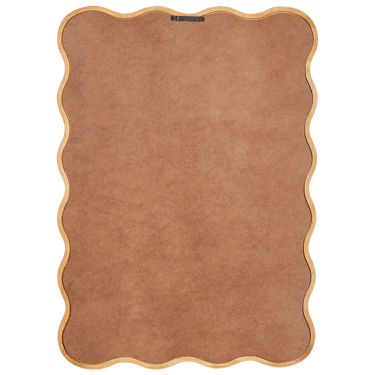 Drewniane lustro ścienne 50 x 72 cm jasne drewno BEFFES