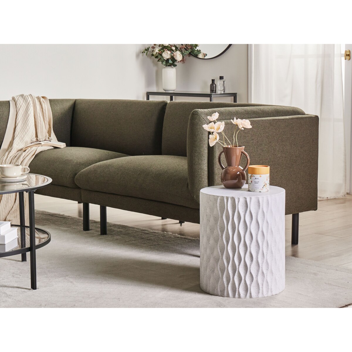 Stolik pomocniczy ANTELAO Biały